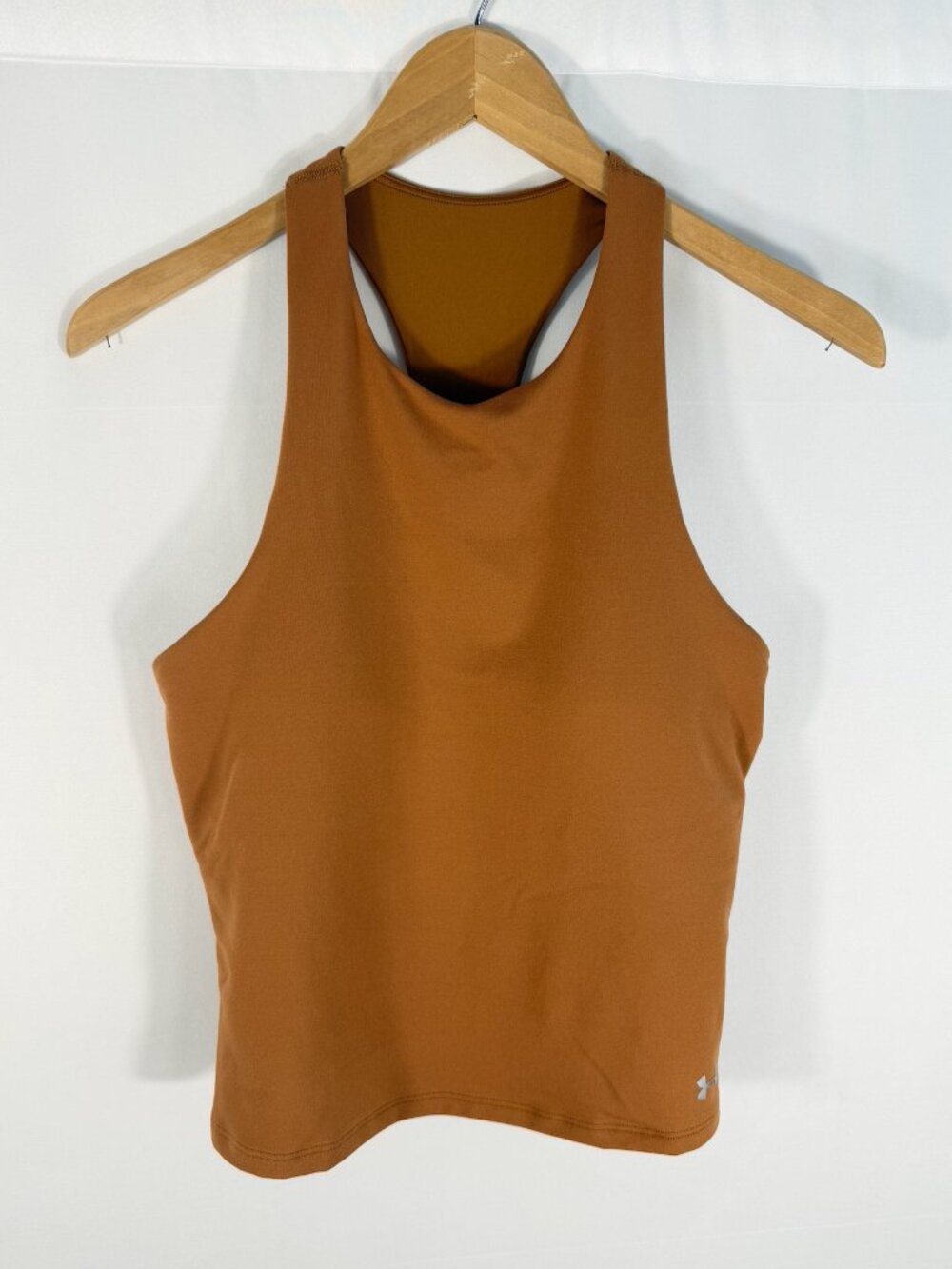 Under Armour Movement Longline Tank Brown Medium NWT Workout Yoga Top
